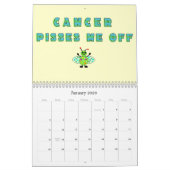 13 MAANDEN KANKERTHEMED CALENDAR KALENDER (Jan 2026)