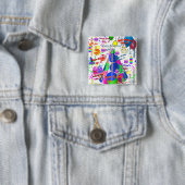 13 maart Button op het Birthday Square (In situ)