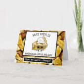 13 mei is het nationale recept voor appeltaart kaart (Voorkant)