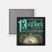 13 O'Clock Fancy Logo Magnet (Recto/Verso)