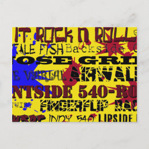 13.Populaire Skateboard Trick-namen Briefkaart