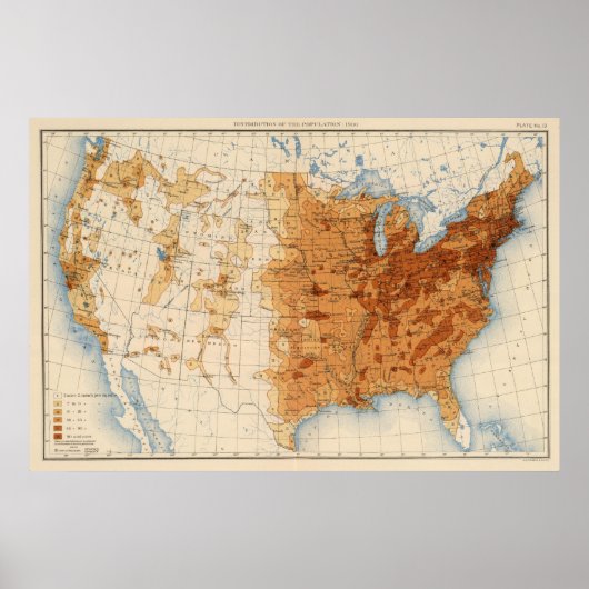 13 Populatie 1900 Poster (Voorkant)