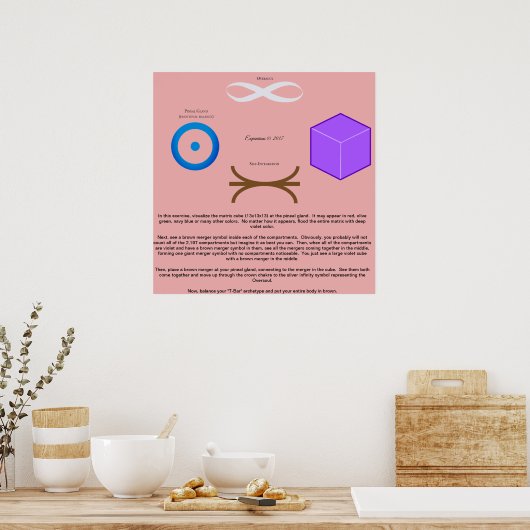 13 Poster de l'exercice de fusion Cubed (Cuisine)