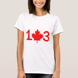 13 Provinces & Territories Of Canada T-shirt