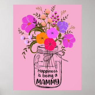 13 Schattige Vrouwen Moeder Geluk is een Mammy zij Poster