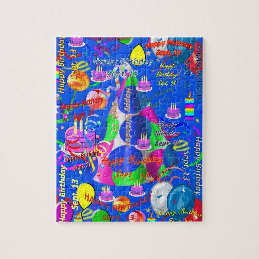 13 september Jigzaag Puzzle Legpuzzel (Verticaal)