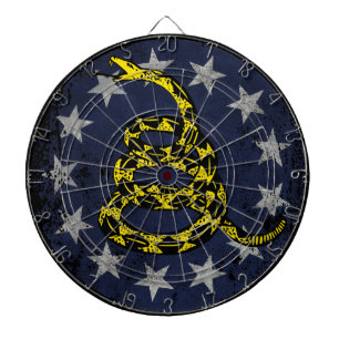 13 Star Amerikaanse Vlag en Slang Dartbord