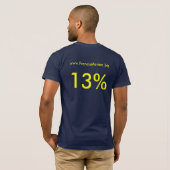 13% T-SHIRT (Achterkant volledig)