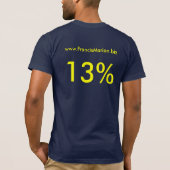 13% T-SHIRT (Achterkant)