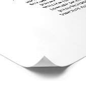 13 Tabel Stusty Blue Floral Wedding Seating Chart Poster (Hoek)