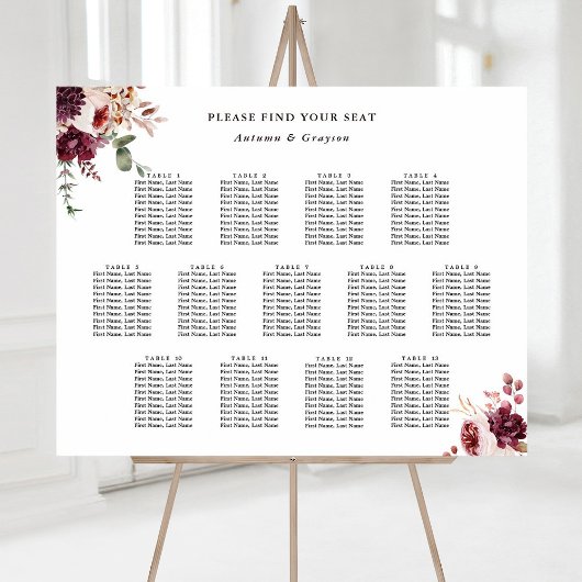 13 Tableau Automne Romance Mariage Tableau de sièg