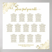 13 Tableau Frilles d'or Mariage blanc Tableau de s (Devant)