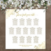 13 Tableau Frilles d'or Mariage blanc Tableau de s