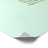 13 Tableau Monnaie Mariage vert et or (Coin)