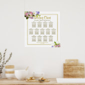 13 Tableau Ressort Floral Mariage Sièges (Cuisine)