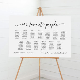 13 Tafels Stoelendistributieplan voor onze favorie Poster