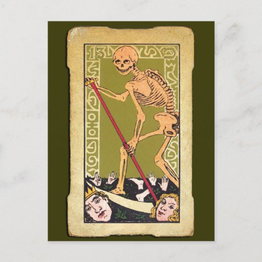 13 Tarotkaart Briefkaart (Voorkant)