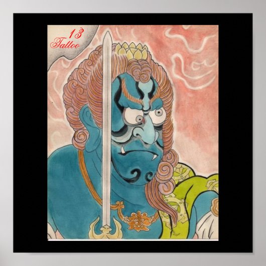 13, Tattoo Poster (Voorkant)