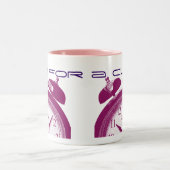 13 uur rood tweekleurige koffiemok (Center)