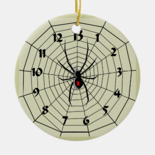 13-uurs webklok voor spin! Pas me aan! Keramisch Ornament