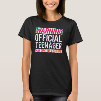 13 Year Old Boy Girls 13th Birthday Official Teena T-shirt