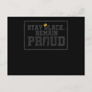 13 Zwarte Geschiedenis Maand Afrikaanse Amerikaans Uitnodiging Briefkaart