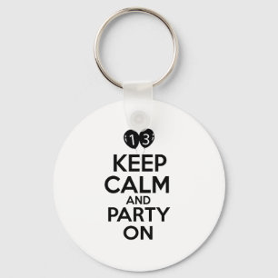 13de jaar oude design sleutelhanger