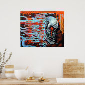 13E Affiche du crâne (Cuisine)
