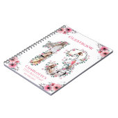 13e anniversaire Photo Collage rose Fleur Livre d' (Côté gauche)