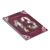 13e anniversaire Photo Collage rose Fleur Livre d' (Côté Droit)