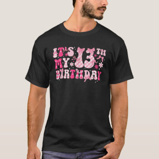 13e Coquette Thema Verjaardag Dertien jaar oude Co T-shirt
