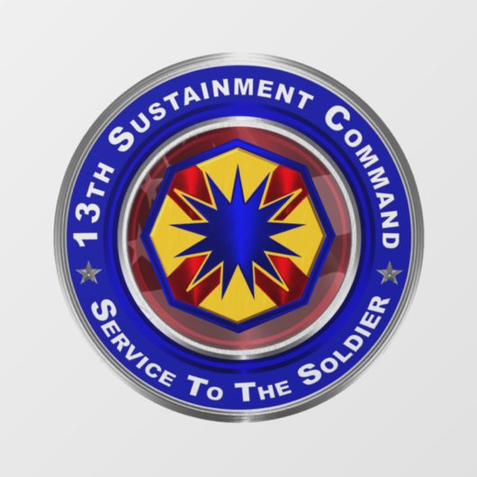 13e Duurzaamheidscommando Raamsticker (Vel)