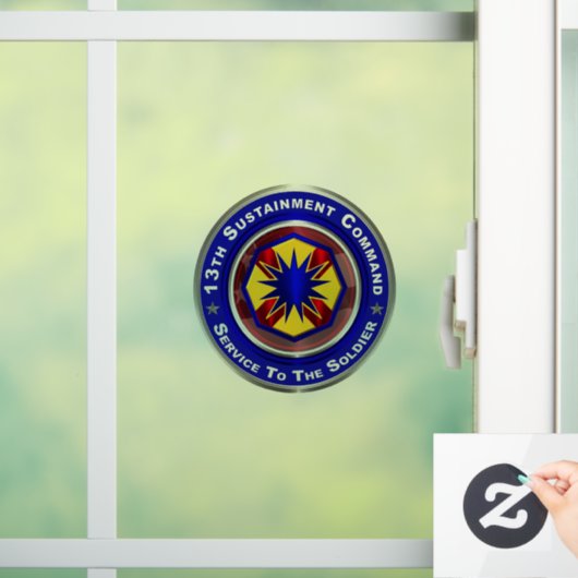 13e Duurzaamheidscommando Raamsticker (Huis)