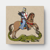 13e eeuw Saint George Fotoplaat (Voorkant)