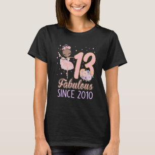 13e geboorte-Girl Outfit Ballerina Dancer Ballet T-shirt