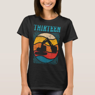 13e graafmachine voor de opgraving van de vogelsta t-shirt