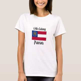 13e koloniepatriotten - gemonteerde vrouwen t-shirt