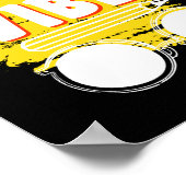 13e Shirt voor de vibes in de klas Poster (Hoek)