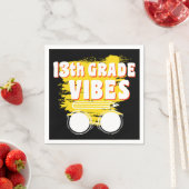 13e Shirt voor de vibes in de klas Servet (Insitu)