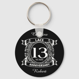 13e trouwdag sleutelhanger