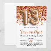 13e uitnodiging tot Confetti op zondag (Voorkant / Achterkant)