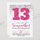 13e uitnodiging tot Confetti op zondag (Voorkant / Achterkant)