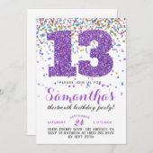 13e uitnodiging tot Confetti op zondag (Voorkant / Achterkant)