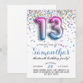 13e uitnodiging tot Confetti op zondag (Voorkant / Achterkant)