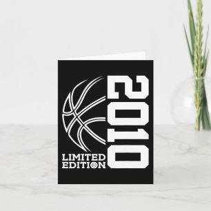 13e verjaardag Basketbal Limited Edition 2010 Kaart