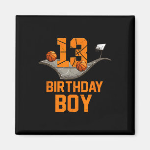 13e verjaardag Bysketbyll Jersey 13 jaar oude jong Magneet