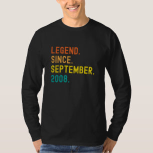 13e verjaardag cadeau 13 jaar oud legende sinds t-shirt