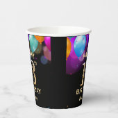 13e verjaardag Confetti van de Zwarte Partij en de Papieren Bekers (Links)