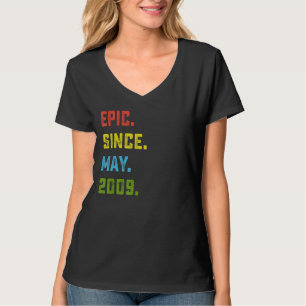 13e verjaardag epic sinds mei 2009 13 jaar t-shirt