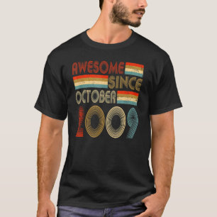 13e verjaardag Geweldige sinds oktober 2009 13 jaa T-shirt
